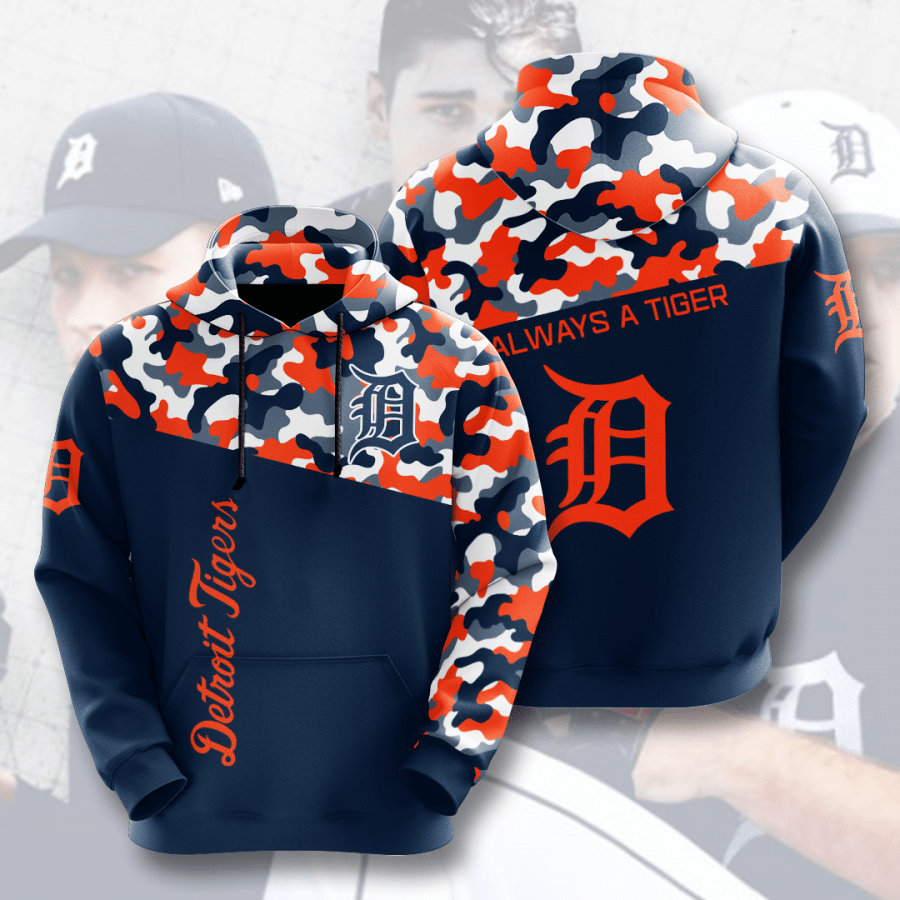 Detroit Tigers Detroit Tigers 3D Hoodie Sweatshirt