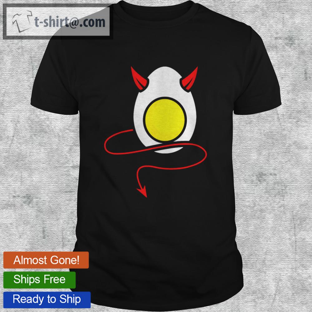 Deviled egg halloween cool boiled egg shirt
