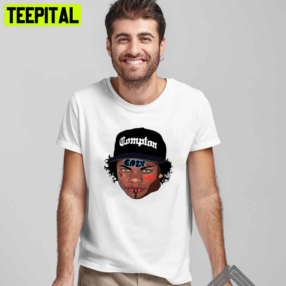 Digital Style Eazy Face Rapper Unisex T-Shirt