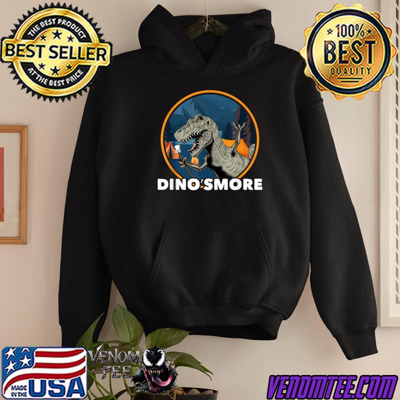 Dinos’more Camping Dinosaur Camp Dino Campfire T-Shirt