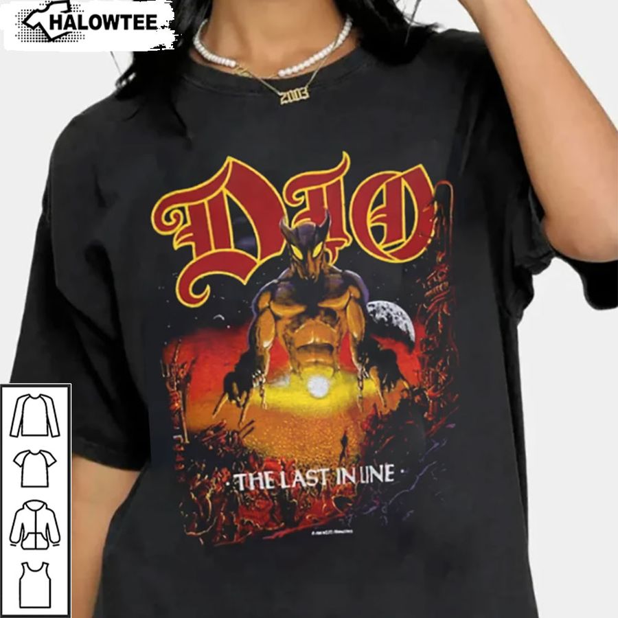 Dio Band Shirt Heavy Metal Rock Band 2022 Tour Shirt Dio Last In Line Tour Tshirt