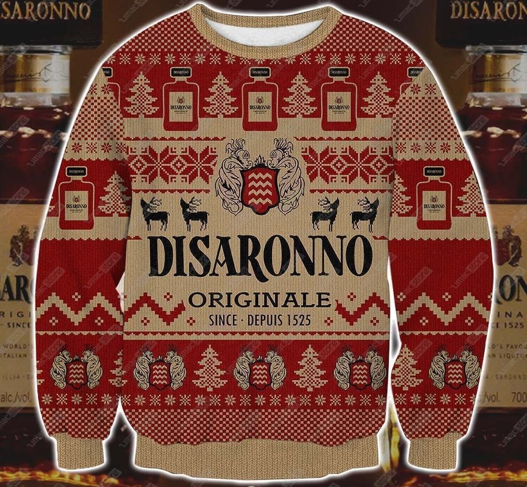 Disaronno 3D Print Christmas Sweater