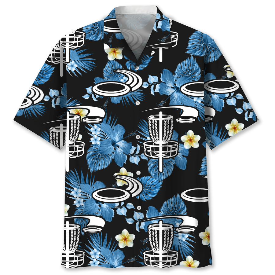 Disc Golf Nature Hawaiian Shirt.png