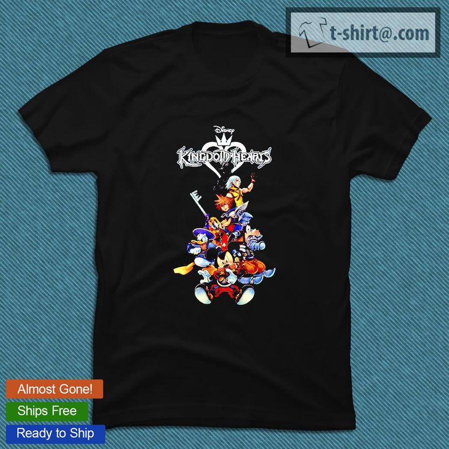 Disney Kingdom Hearts Group with logo T-shirt