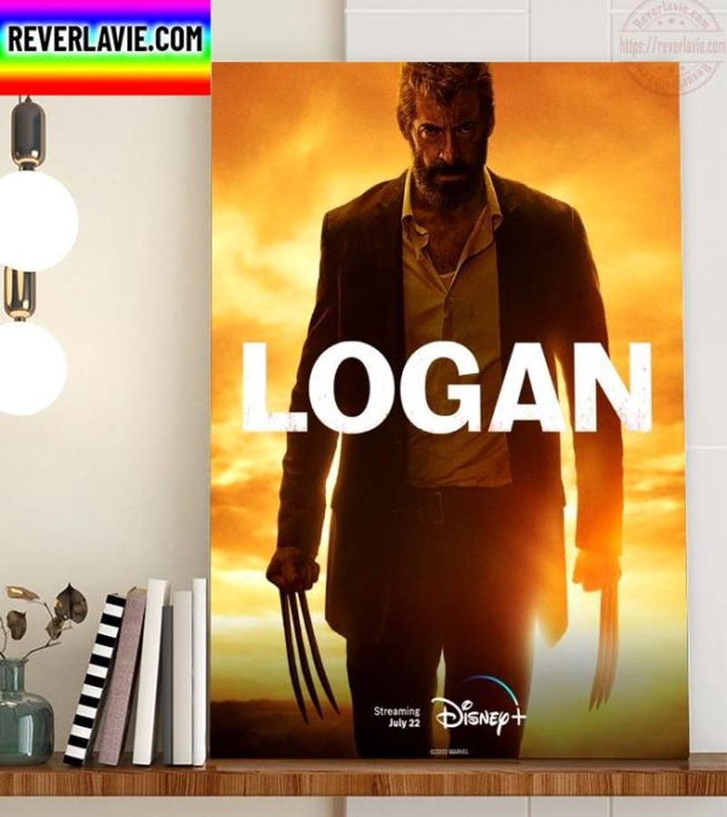 Disney+ Logan Official Film Poster Home Decor Poster Canvas