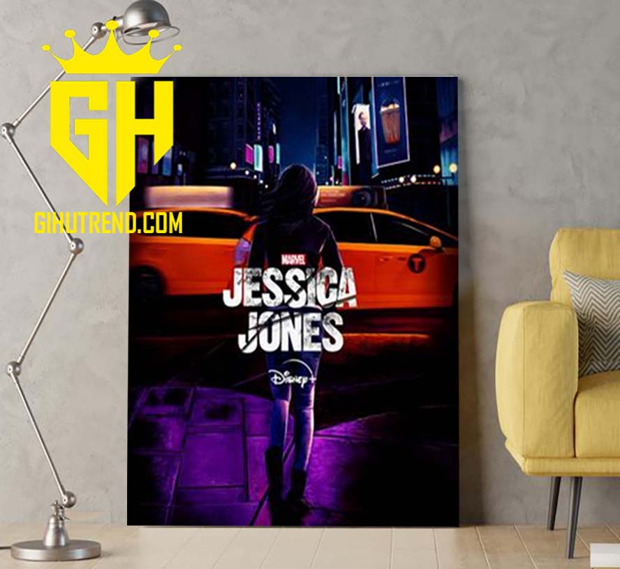 Disney Marvel Studios Jessica Jones Fan Art Style Poster Canvas