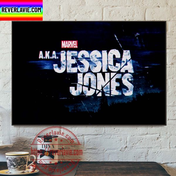 Disney+ Marvel Studios Jessica Jones Title Card To A.K.A Jessica Jones Home Decor Poster Canvas