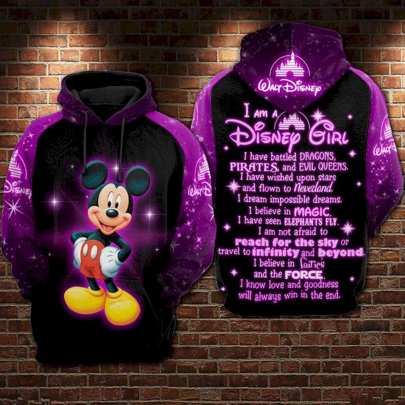 Disney Mickey Minnie Donald Daisy Hoodie Sweater Shirt