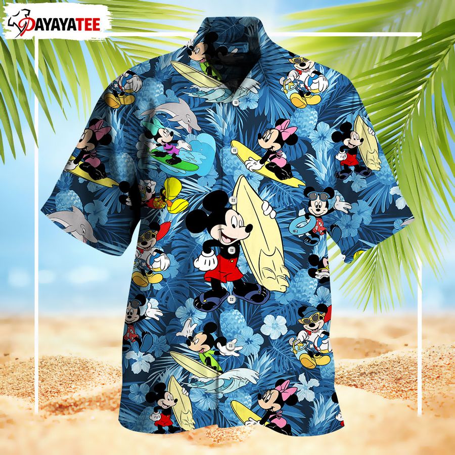 Disney Mickey Mouse Hawaiian Shirt Tropical Limited Edition