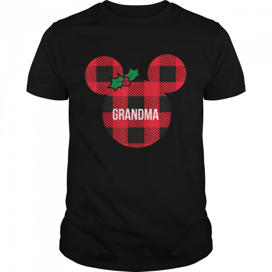 Disney Minnie Mouse GRANDMA Holiday Family T-Shirt T-Shirt