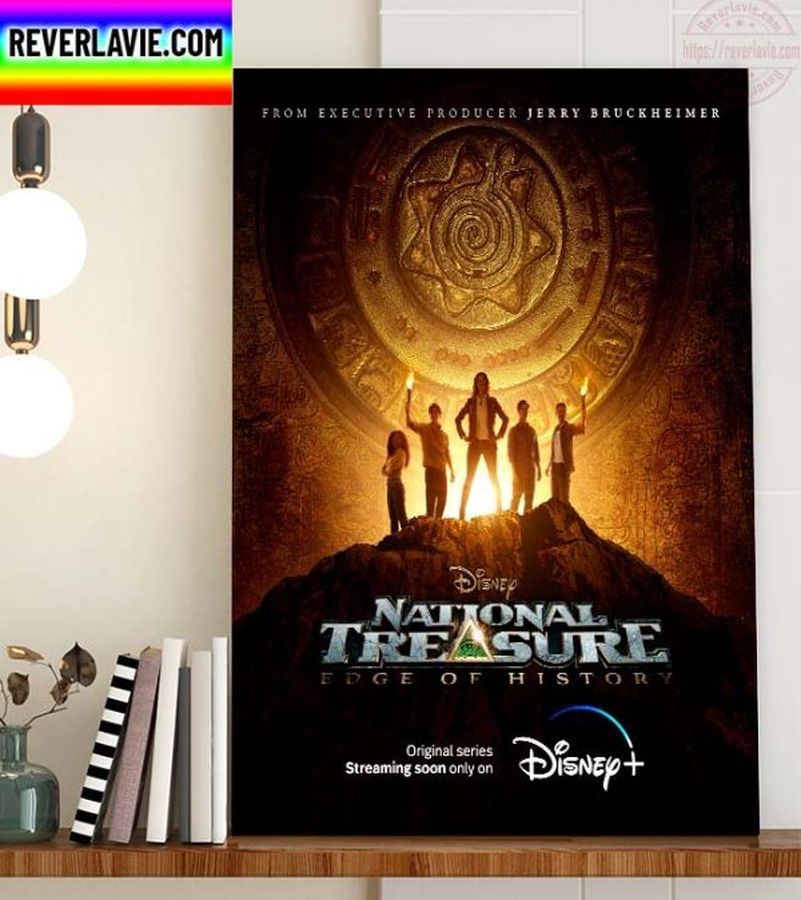 Disney+ National Treasure Edge Of History Official Poster Film Home Decor Poster Canvas