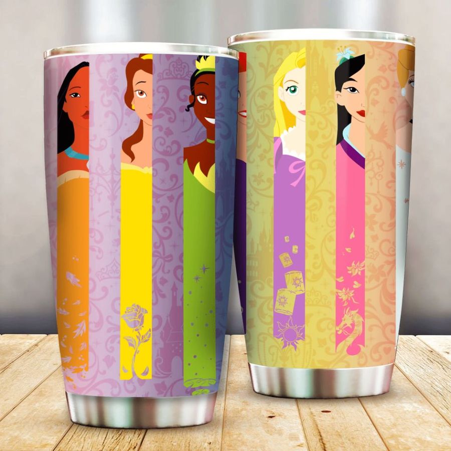 Disney Princesses Color 102 Gift For Lover Day Travel Tumbler