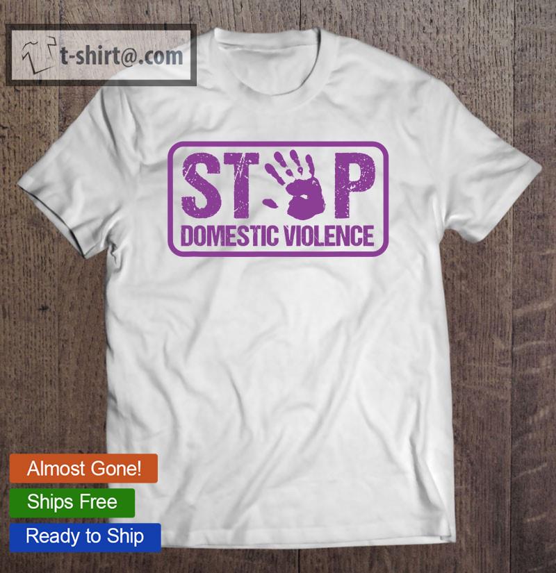 Domestic Violence Awareness Tshirt For Men Women And Youth T-shirt