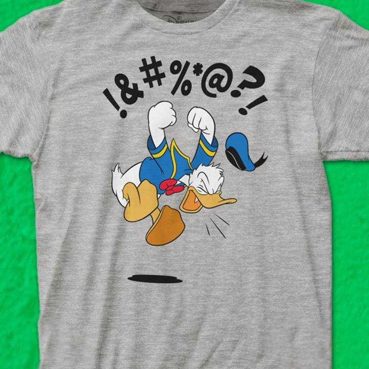 DoNAld DUcK Getting Pissed Off 2D Unisex Tshirt