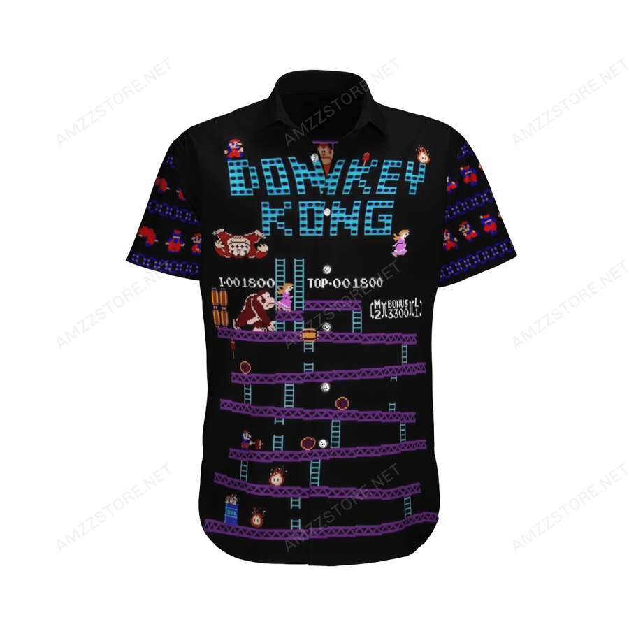 Donkey Kong NES Game Hawaiian Shirt.png