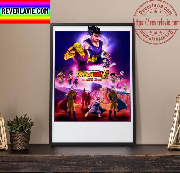 Dragonball Super Super Hero Official Poster Home Decor Poster Canvas