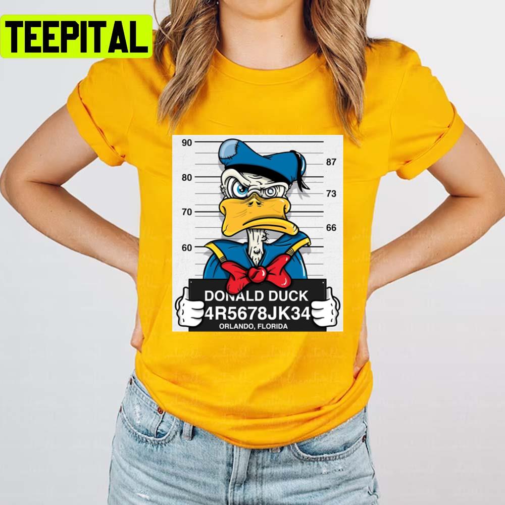Duck For Prison It’s Donald Duck Disney Cartoon Unisex T-Shirt