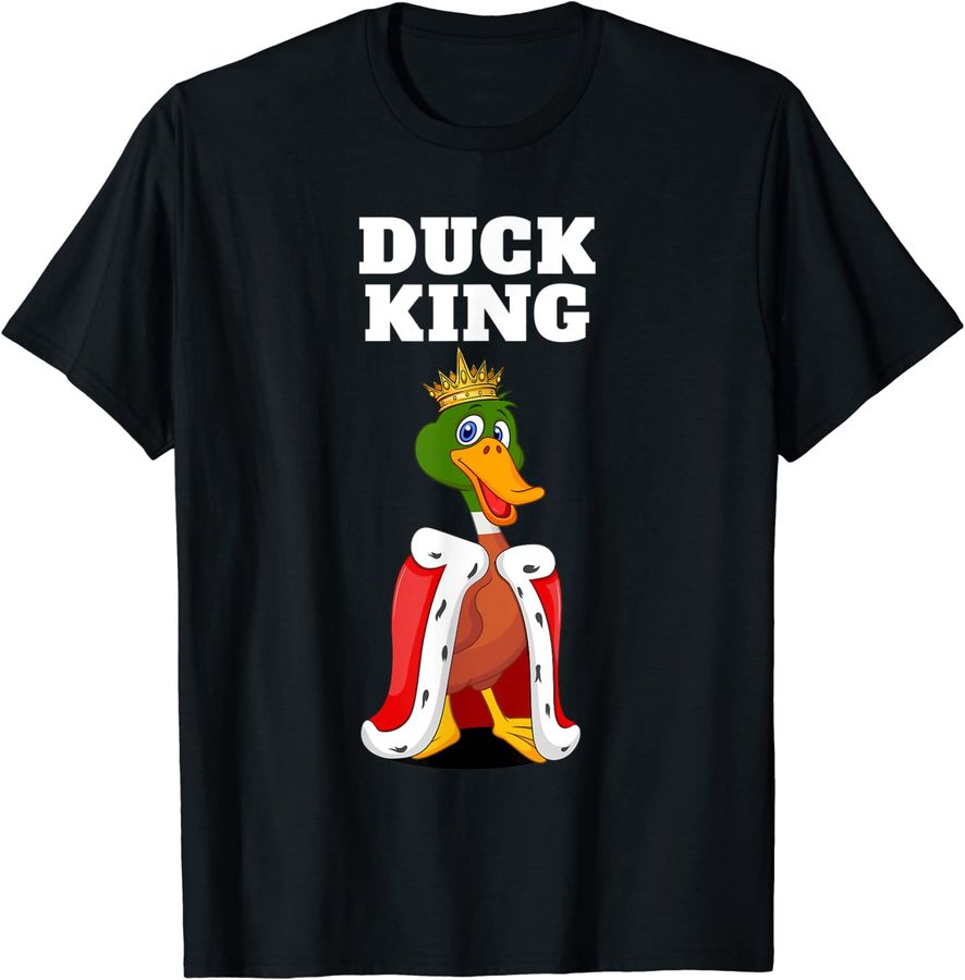 Duck King  Boys Duck Tshirt  Mens Duck