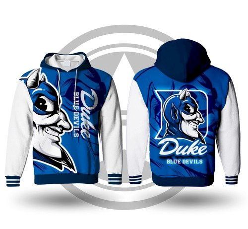 Duke University Blue Devils NCAA 3D Hoodie Team Basketball