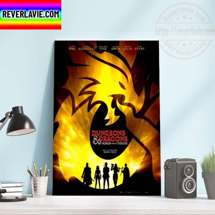 Dungeons & Dragons Honor Among Thieves Is Coming Official Film Poster Home Decor Poster Canvas
