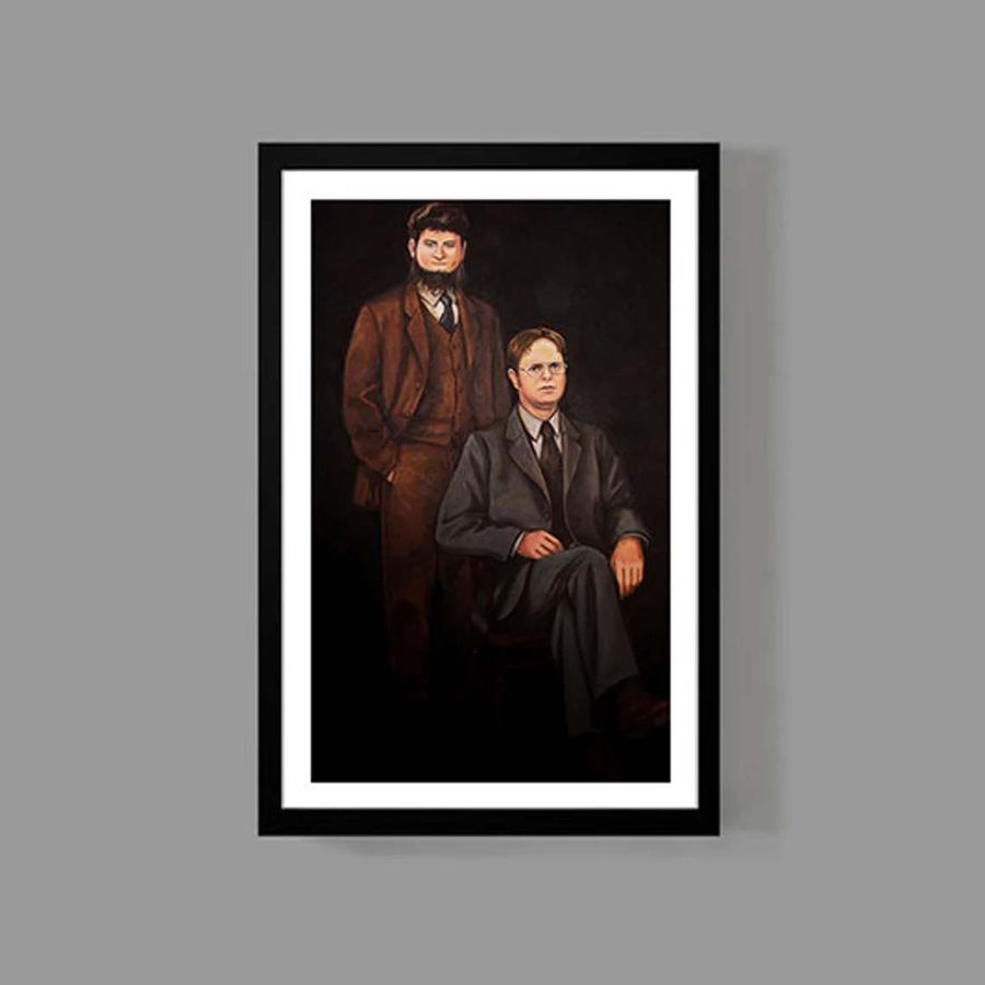Dwight Schrute Mose Schrute Portrait – The Office Poster