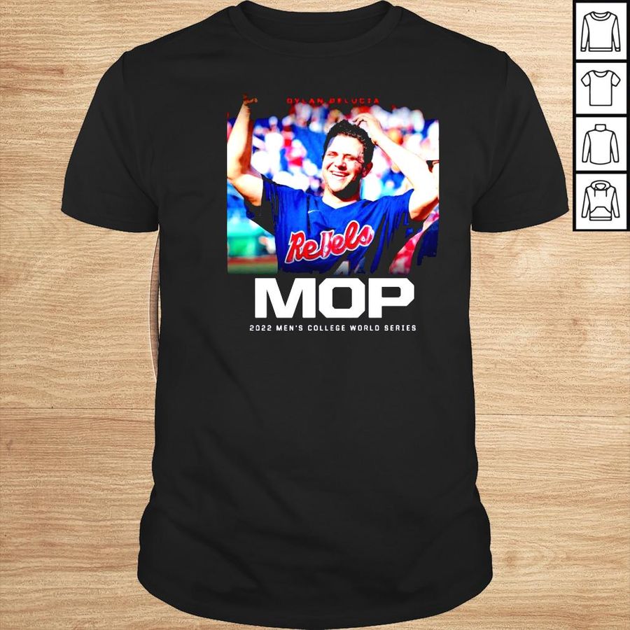 Dylan Delucia MOP 2022 Mens College World Series shirt