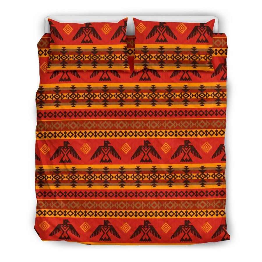 Eagle Native American Pattern Print Duvet Cover Bedding Set