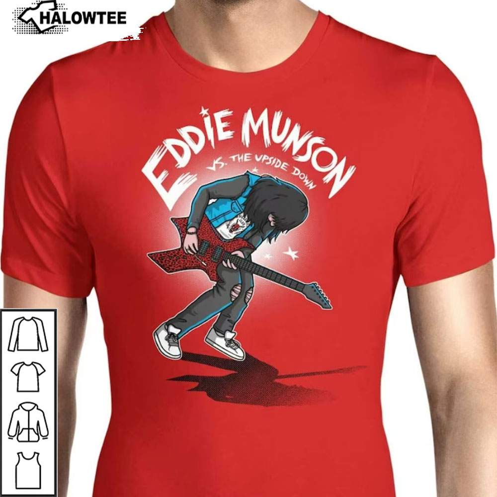 Eddie Munson Shirt, Eddie Munson Play Guitar Shirt, Stranger Things Shirt
