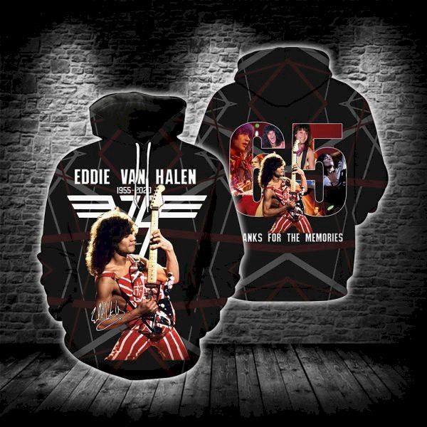 Eddie Van Halen New Full All Over Print IPQ8182 Hoodie Zipper