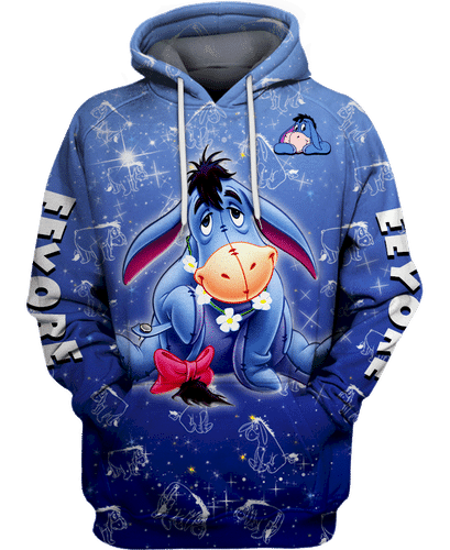 Eeyore Exclusive Magic Collection3d Hoodie Sweatshirt Zip