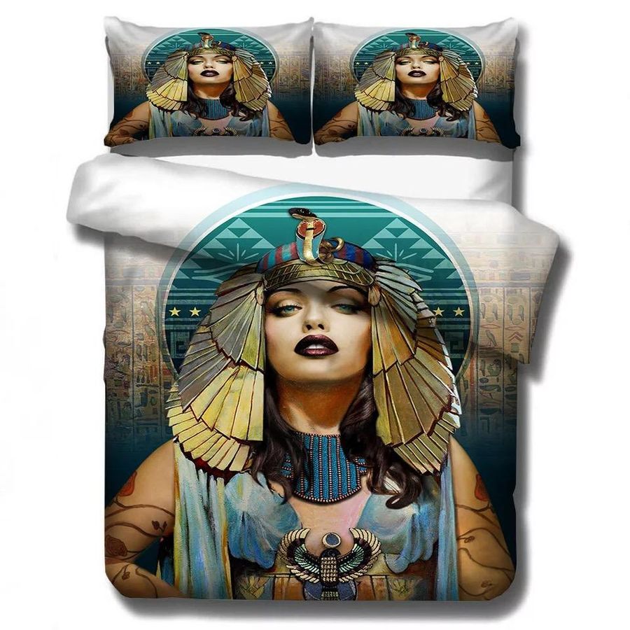 Egyptian Pharaoh Cleopatra #2 Duvet Cover Quilt Cover Pillowcase Bedding