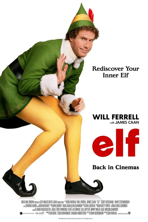 Elf Christmas Movie Will Ferrell Poster (24x36 inches)