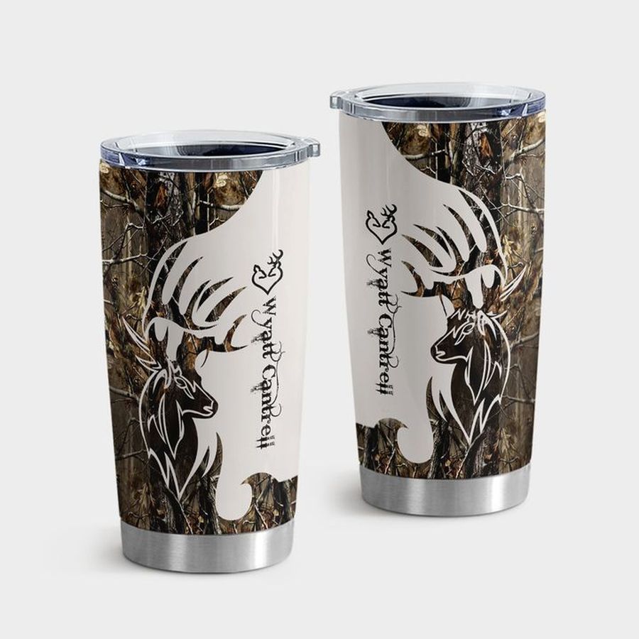 Elk Hunting Insulated Tumbler, Your Name Hunting Tumbler Tumbler Cup 20oz , Tumbler Cup 30oz, Straight Tumbler 20oz
