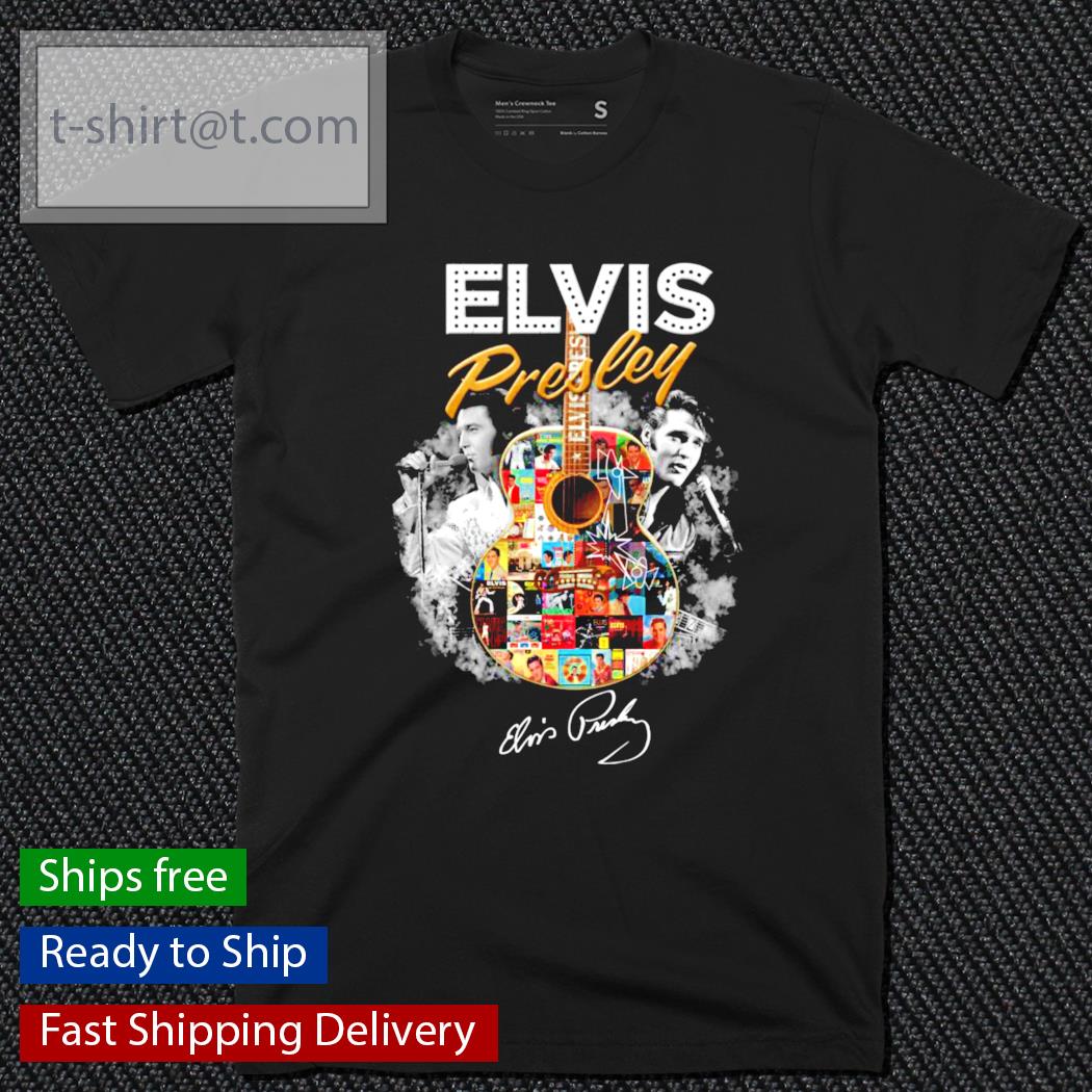 Elvis presley signatures shirt