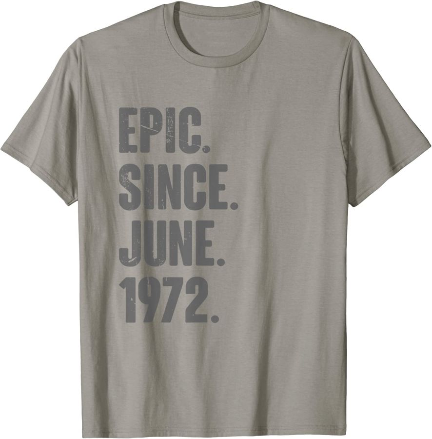 Epic Since June 1972 - 50 Year Old Gifts 50th Birthday_1