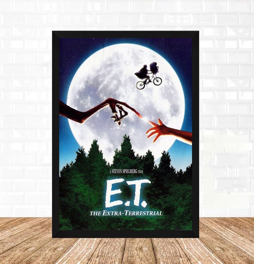 ET The Extra Terrestrial Movie Posters and Prints Canvas Painting Wall Art Home Decor (No Frame)
