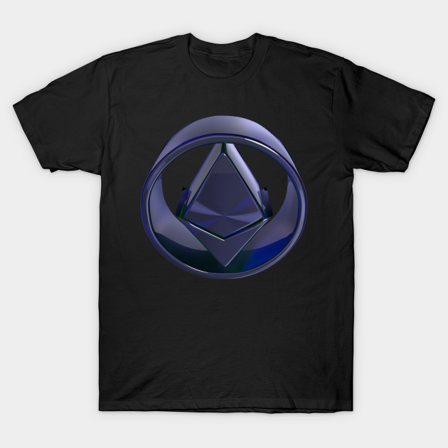 Ethereum - 3D - Laseray T-shirt, Hoodie, SweatShirt, Long Sleeve