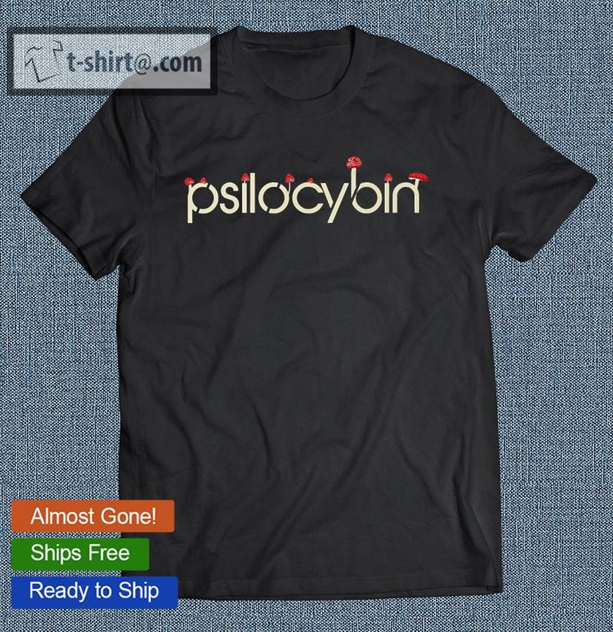 Exclusive Psilocybin Magic Mushroom Limited Designer Premium T-shirt