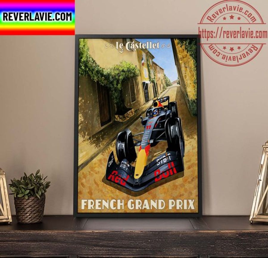 F1 French GP Oracle Red Bull Racing Le Castellet Home Decor Poster Canvas