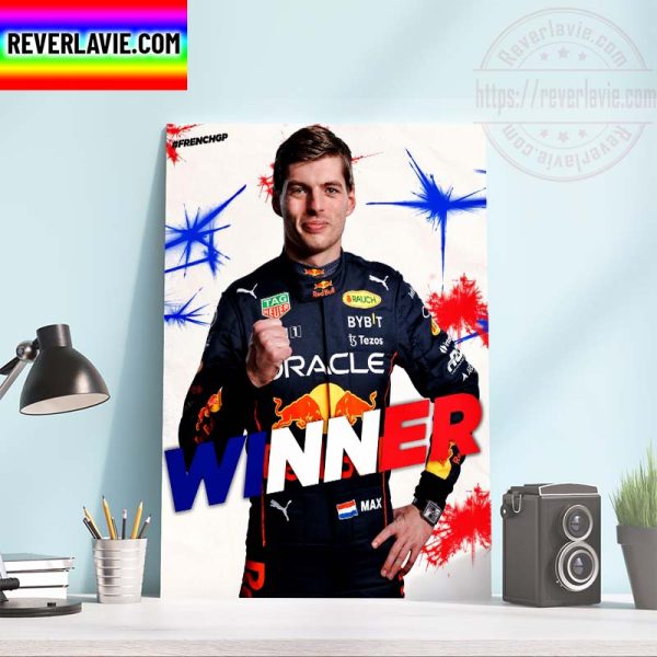 F1 Max Verstappen Wins The 2022 French Grand Prix Home Decor Poster Canvas