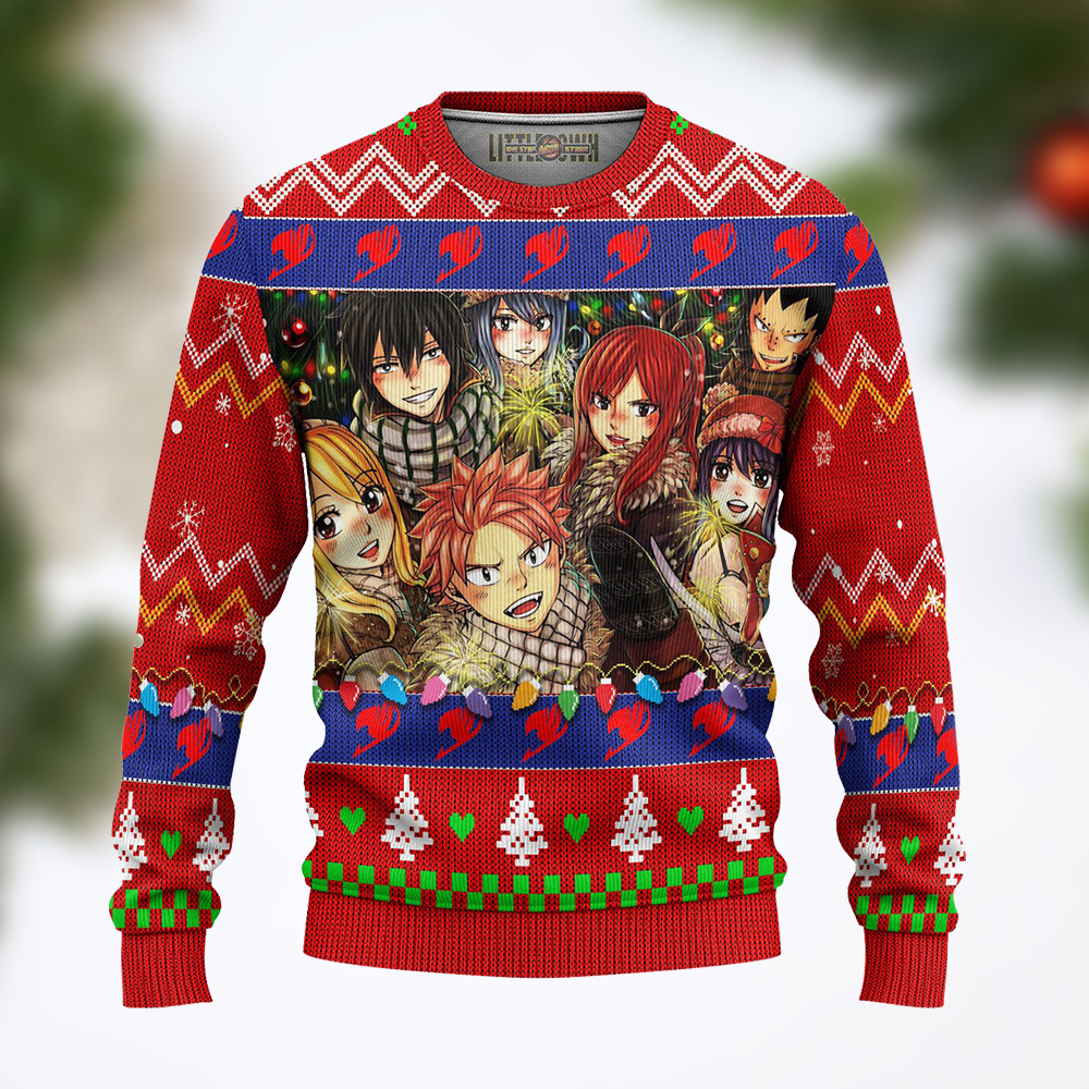 Fairy Tail Anime Custom Ugly Sweater