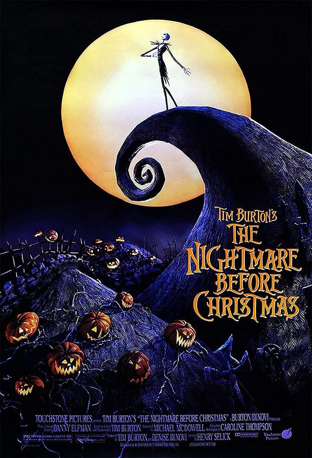 FatCat Wall Graphics Christ-EZ Nightmare Before Christmas Movie Poster US Version – Matte Poster Frameless Gift
