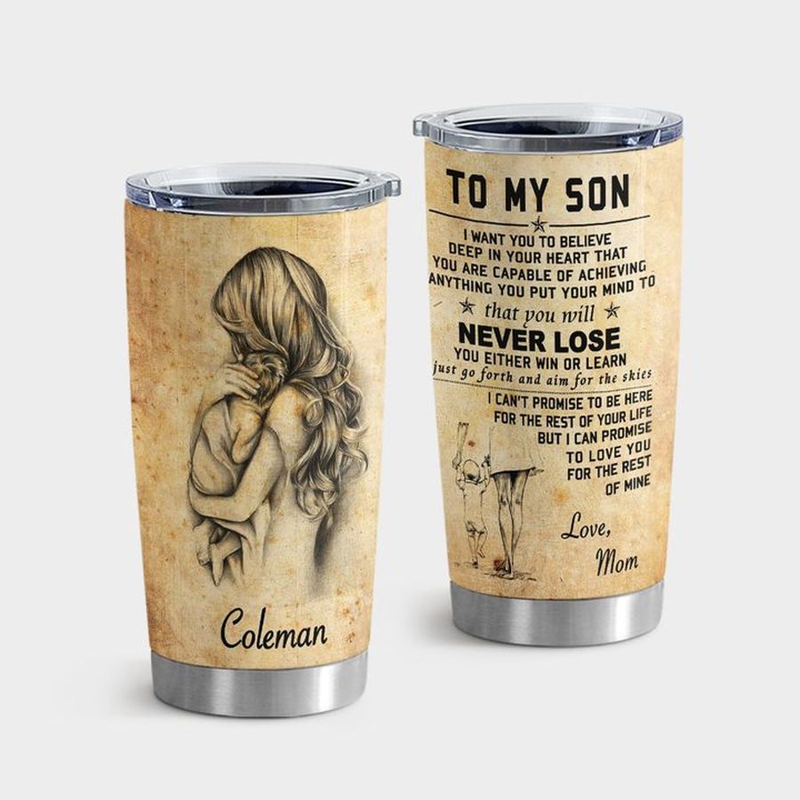 Father And Son Insulated Tumbler, To My Son Mom Tumbler Tumbler Cup 20oz , Tumbler Cup 30oz, Straight Tumbler 20oz