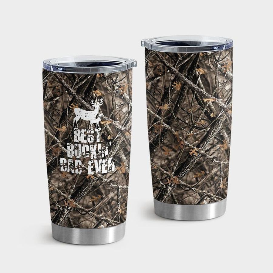 Father New Tumbler, Best Buckin Dad Ever Tumbler Tumbler Cup 20oz , Tumbler Cup 30oz, Straight Tumbler 20oz