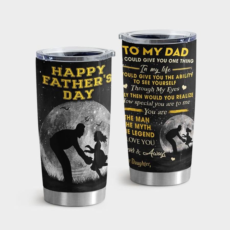 Father Tumbler With Lid, Happy Fathers Day Tumbler Tumbler Cup 20oz , Tumbler Cup 30oz, Straight Tumbler 20oz
