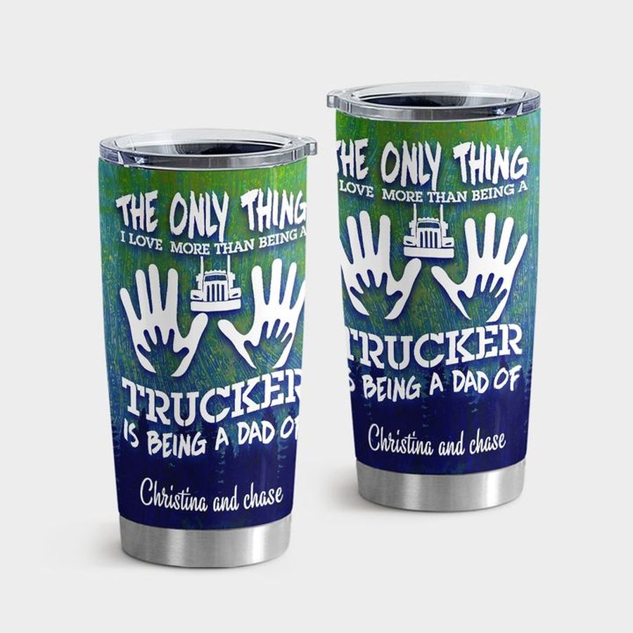 Father's Day New Tumbler, Trucker Dad Tumbler Tumbler Cup 20oz , Tumbler Cup 30oz, Straight Tumbler 20oz