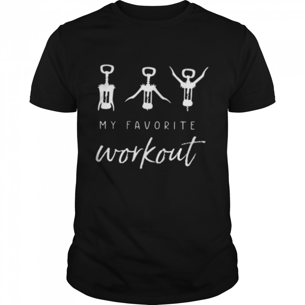 Favorite Wine Workout T Shirt