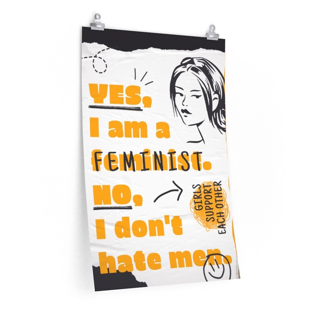 Feminist Premium Matte Vertical Poster, 3 Sizes, Pro Choice Statement, Feminist Art, Feminist Gift