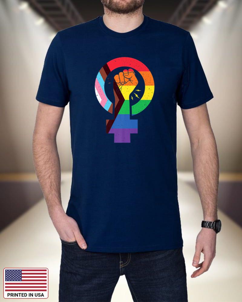 Feminist Symbol LGTBIAQ+ Pride Flag Premium TZs6i