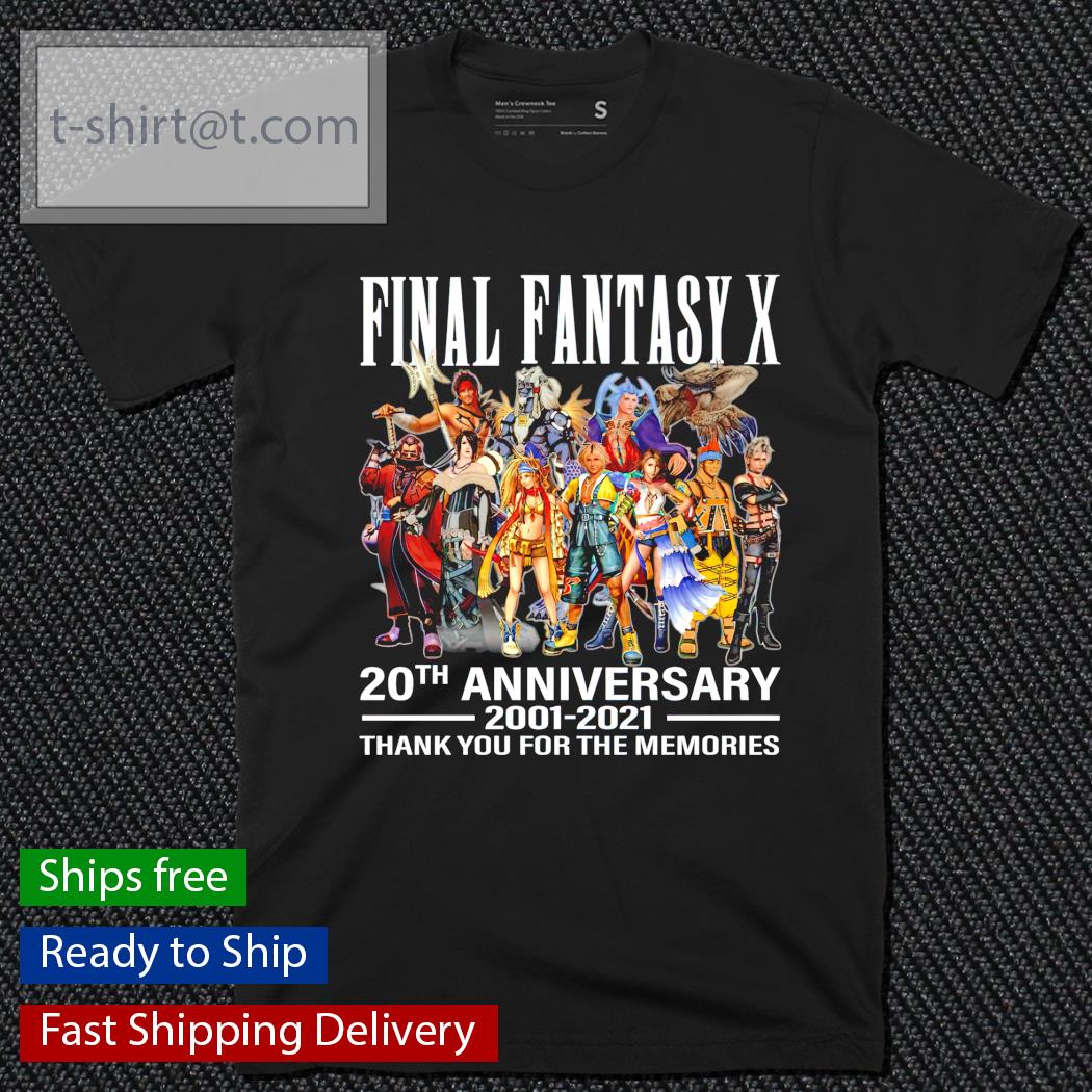 Final Fantasy X 20th anniversary 2002-201 shirt